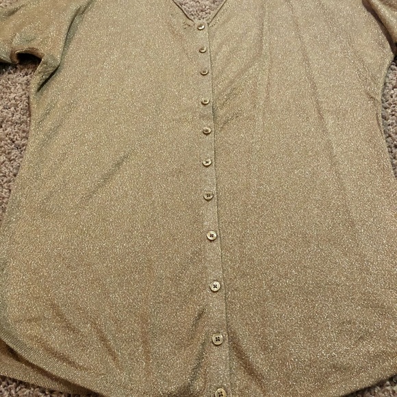 Express Dolman V-Neck Sweater w/Buttons down Back - Picture 5 of 10